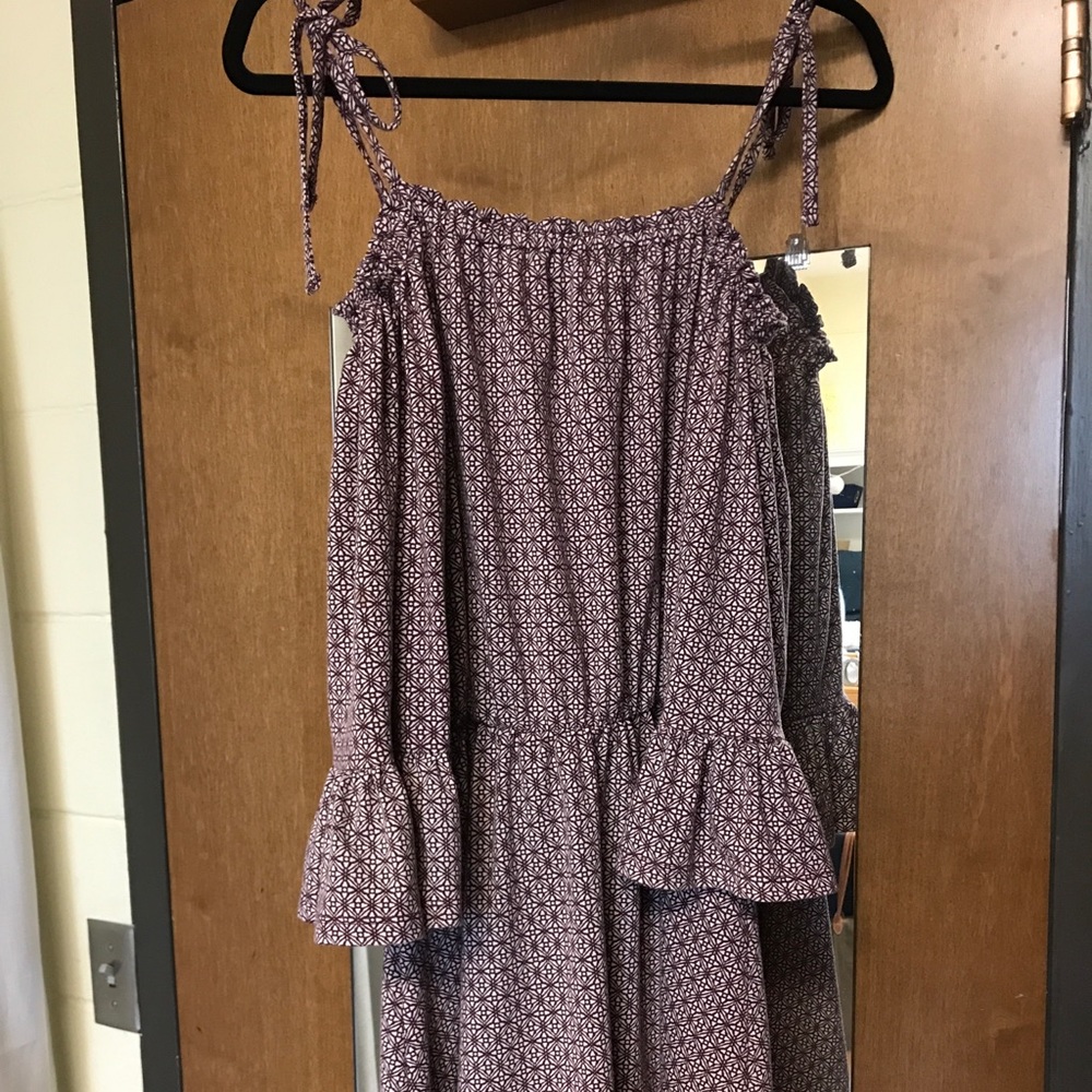 Off the shoulder mini dress